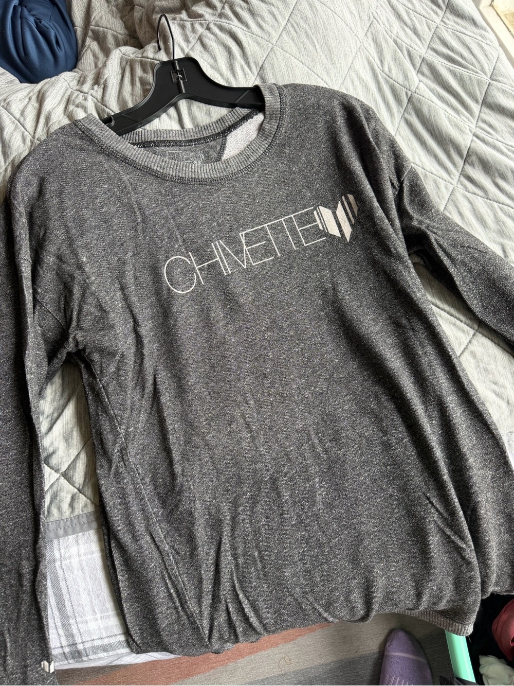 The Chive “Chivette” Women’s Gray Logo Sweatshirt - size M